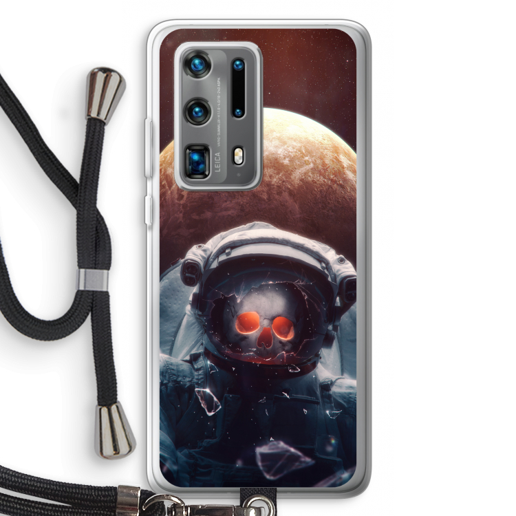 Voyager: Huawei P40 Pro Plus Transparant Hoesje met koord