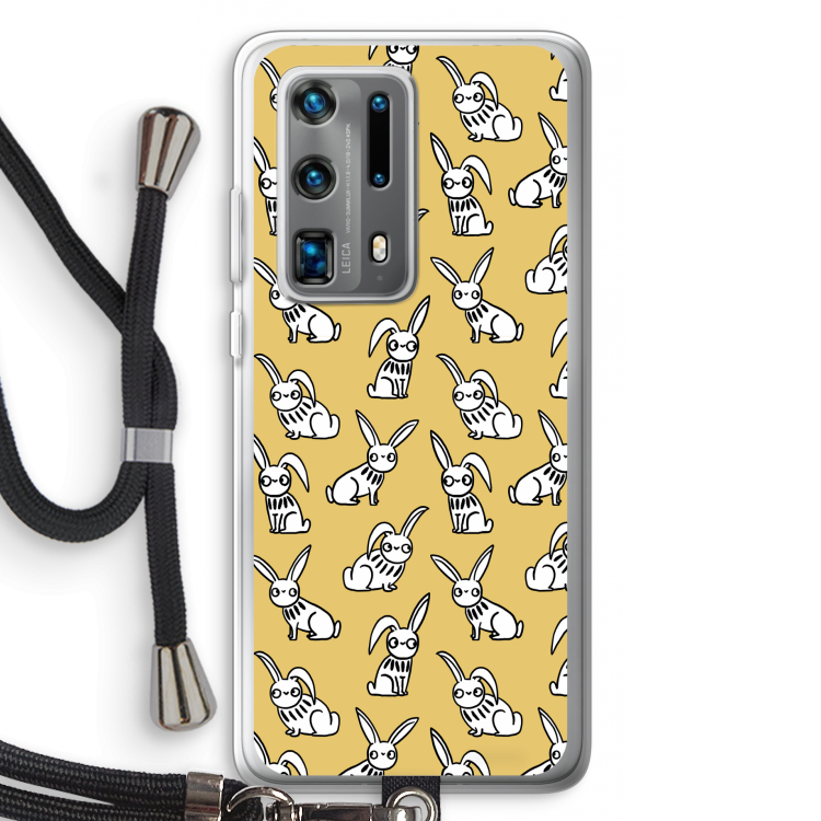 Haas: Huawei P40 Pro Plus Transparant Hoesje met koord