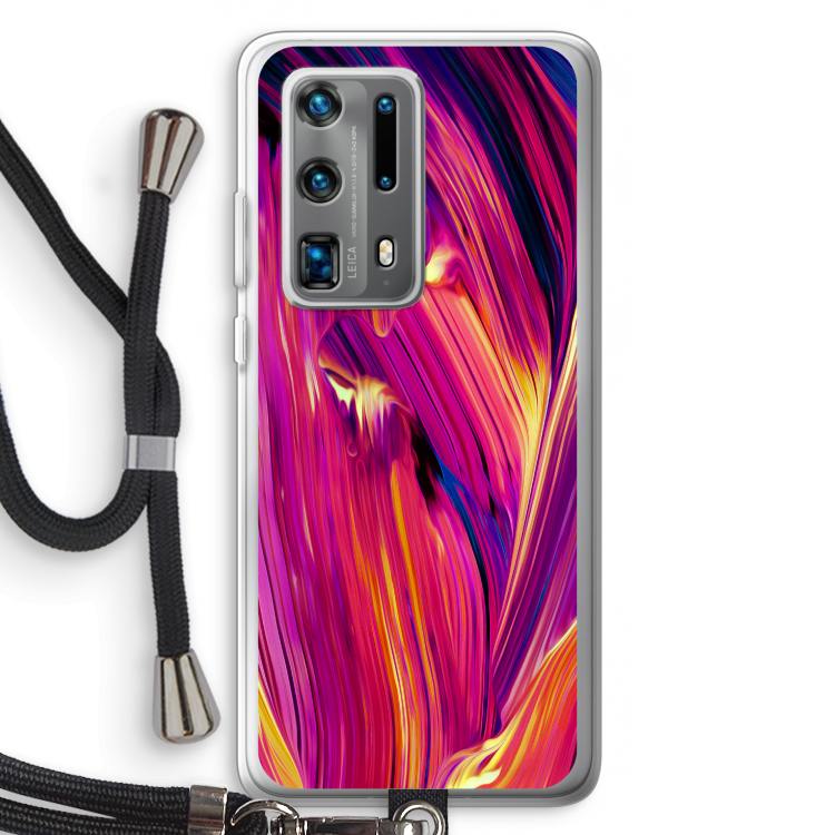 Phoenix: Huawei P40 Pro Plus Transparant Hoesje met koord