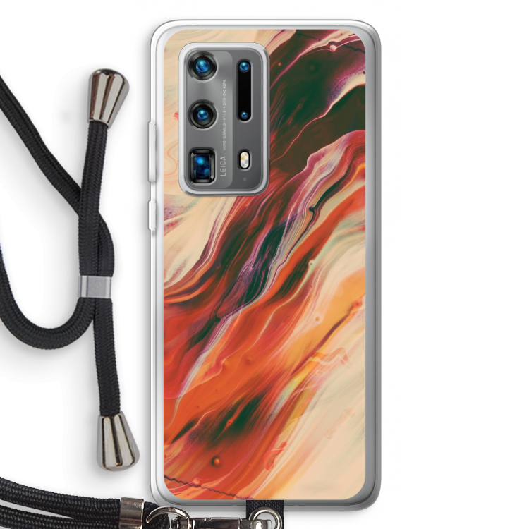 Forgotten Lands: Huawei P40 Pro Plus Transparant Hoesje met koord