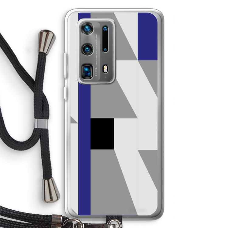 Gestalte 2: Huawei P40 Pro Plus Transparant Hoesje met koord