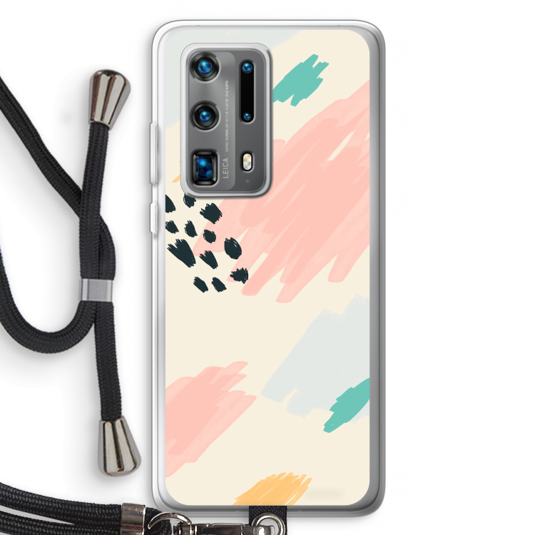 Sunday Chillings: Huawei P40 Pro Plus Transparant Hoesje met koord