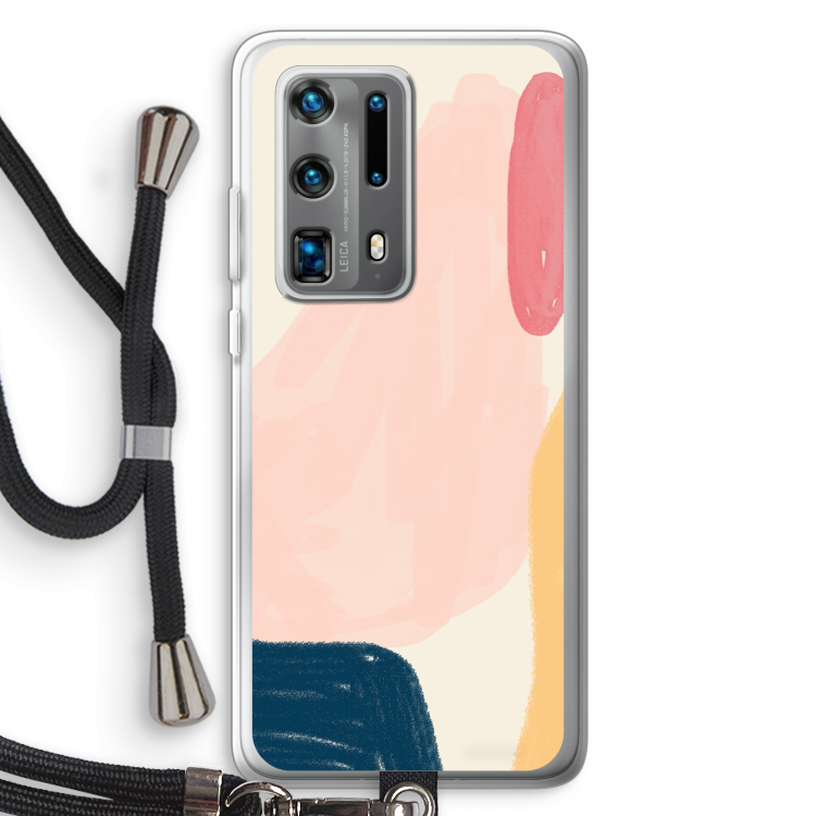 Saturday Flow: Huawei P40 Pro Plus Transparant Hoesje met koord