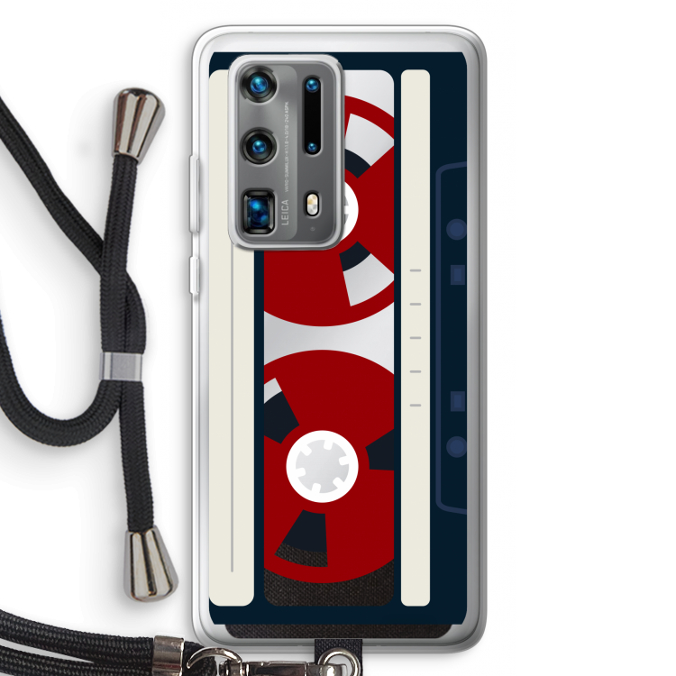 Here's your tape: Huawei P40 Pro Plus Transparant Hoesje met koord