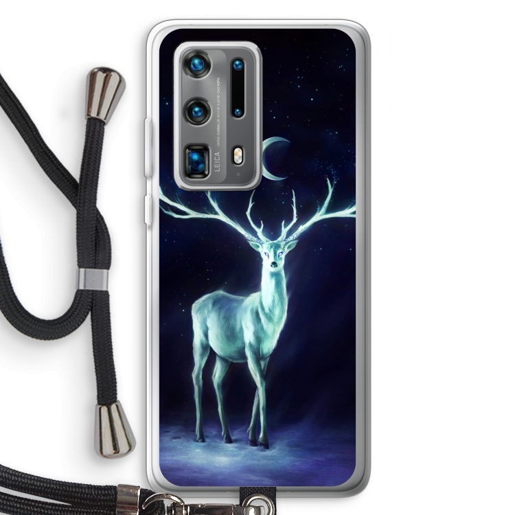 Nightbringer: Huawei P40 Pro Plus Transparant Hoesje met koord