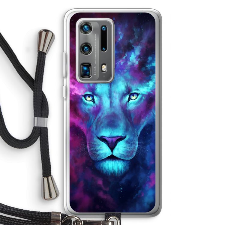 Firstborn: Huawei P40 Pro Plus Transparant Hoesje met koord
