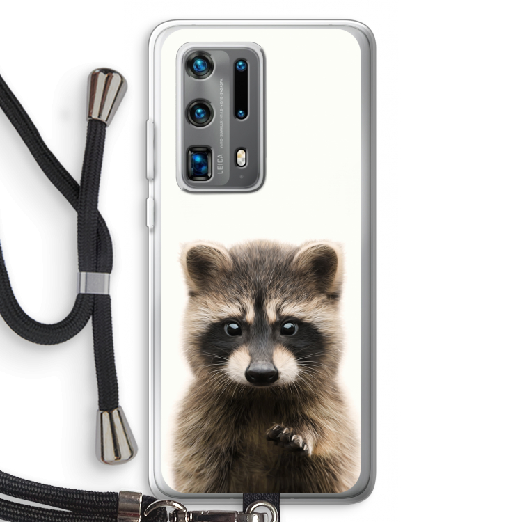 Rocco: Huawei P40 Pro Plus Transparant Hoesje met koord