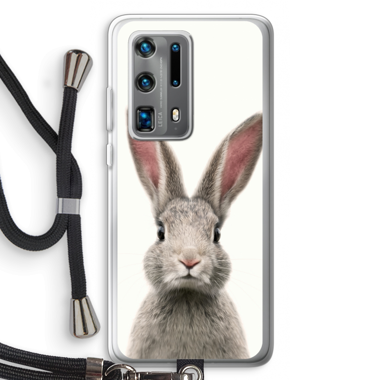 Daisy: Huawei P40 Pro Plus Transparant Hoesje met koord
