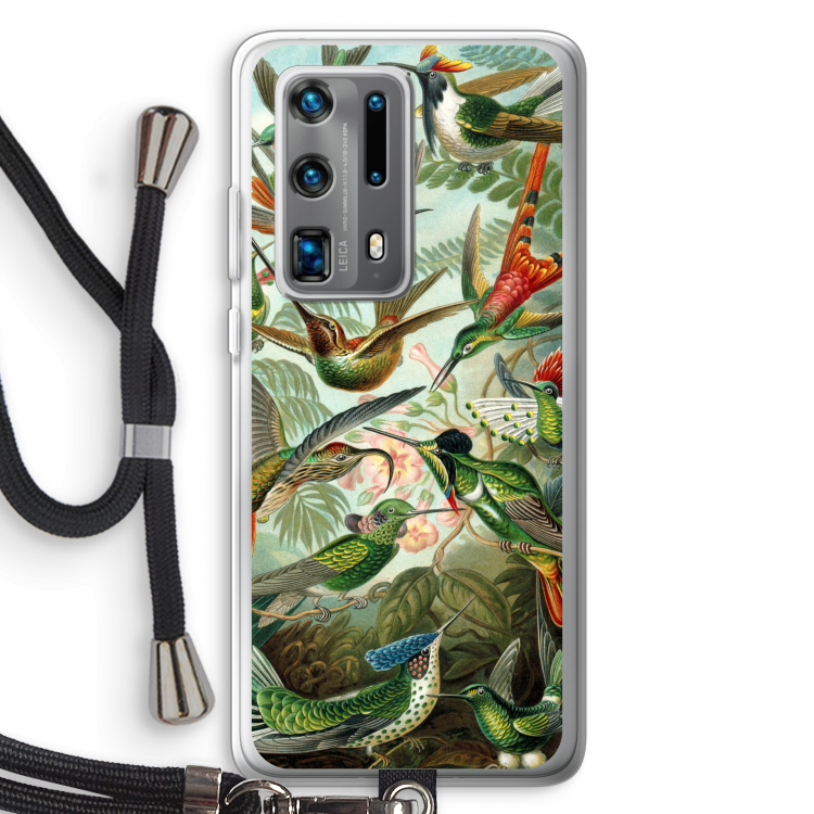 Haeckel Trochilidae: Huawei P40 Pro Plus Transparant Hoesje met koord