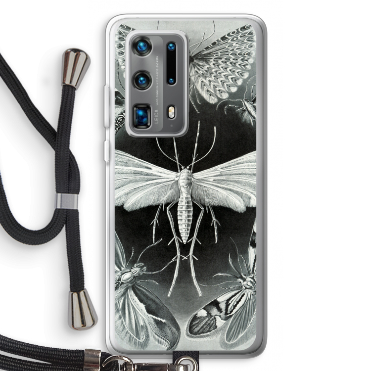 Haeckel Tineida: Huawei P40 Pro Plus Transparant Hoesje met koord