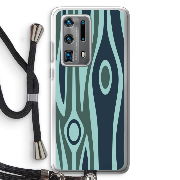 Bast B: Huawei P40 Pro Plus Transparant Hoesje met koord
