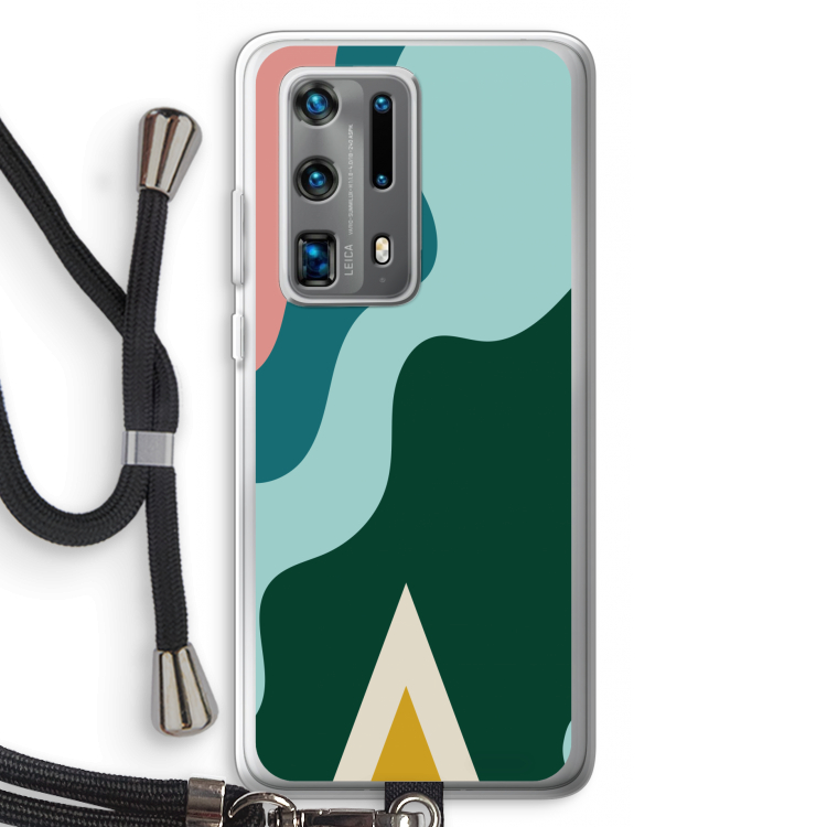 Noor B: Huawei P40 Pro Plus Transparant Hoesje met koord