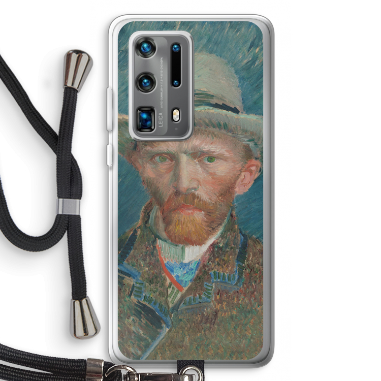 Van Gogh: Huawei P40 Pro Plus Transparant Hoesje met koord