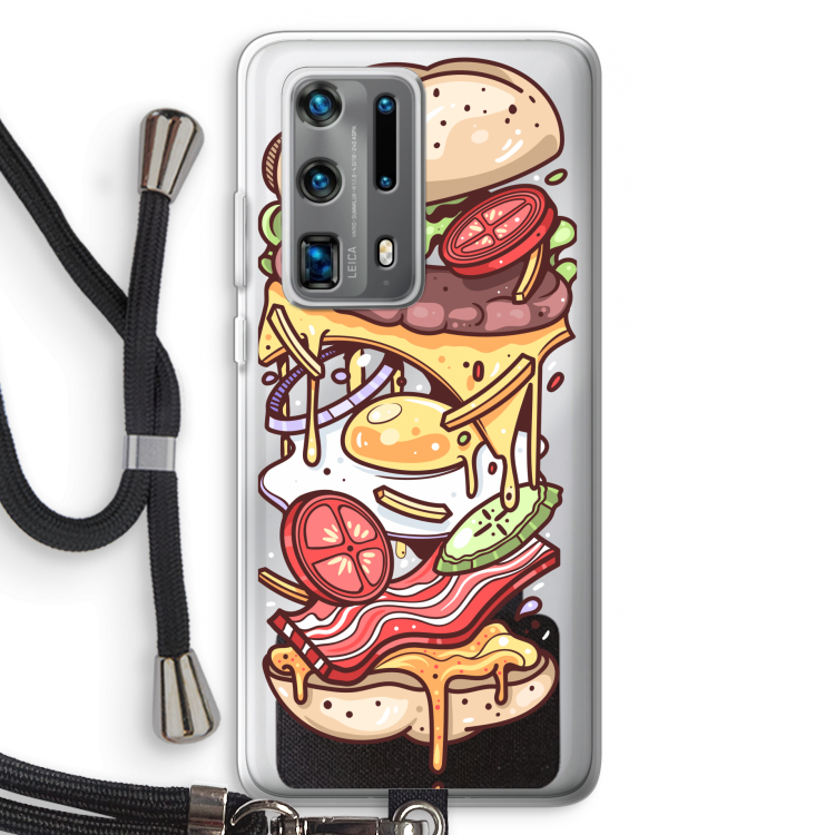 Diet Coke Please: Huawei P40 Pro Plus Transparant Hoesje met koord