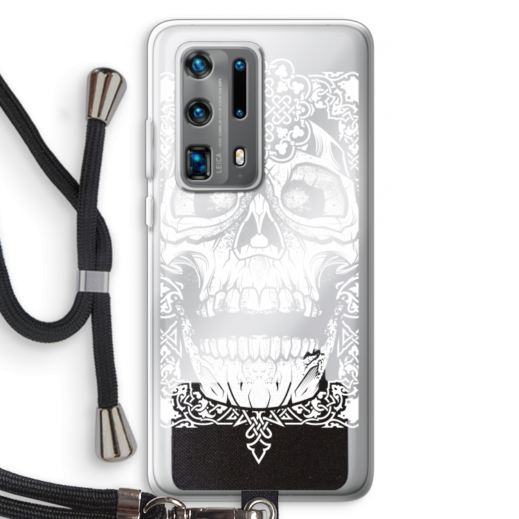 Seek & Destroy: Huawei P40 Pro Plus Transparant Hoesje met koord
