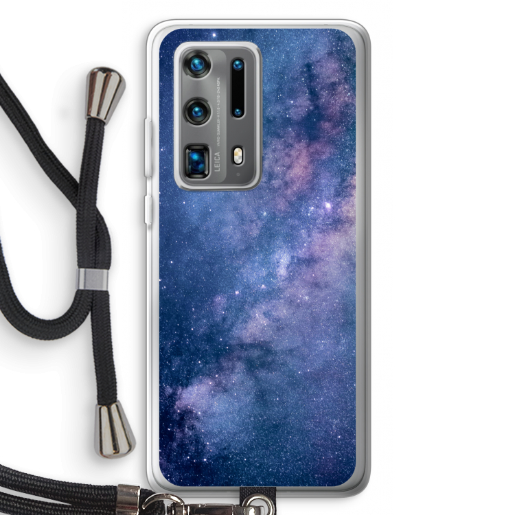 Nebula: Huawei P40 Pro Plus Transparant Hoesje met koord
