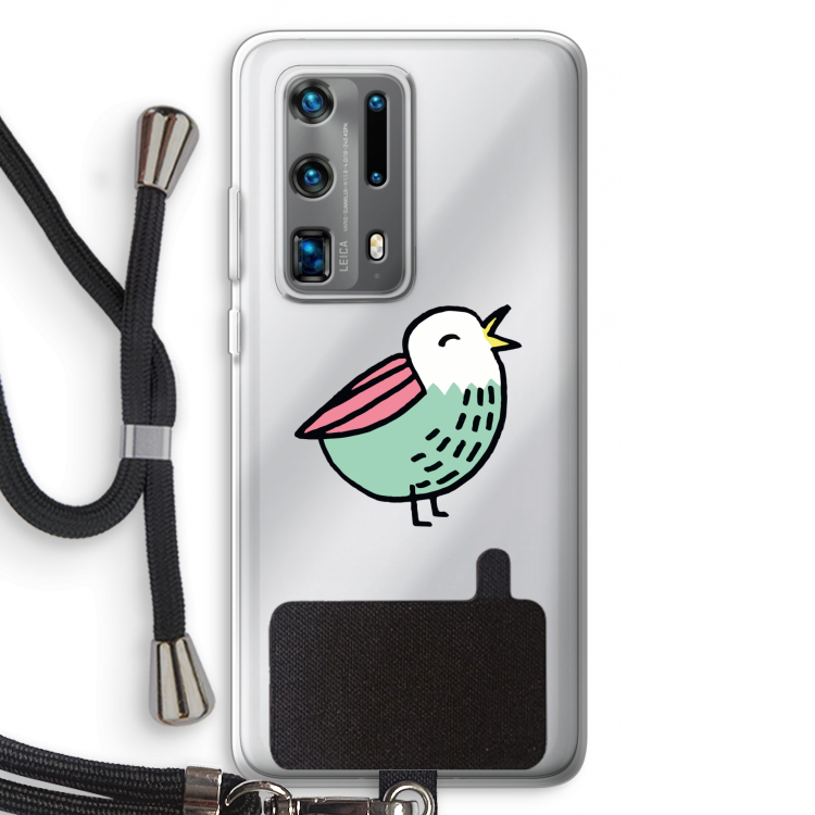 Birdy: Huawei P40 Pro Plus Transparant Hoesje met koord