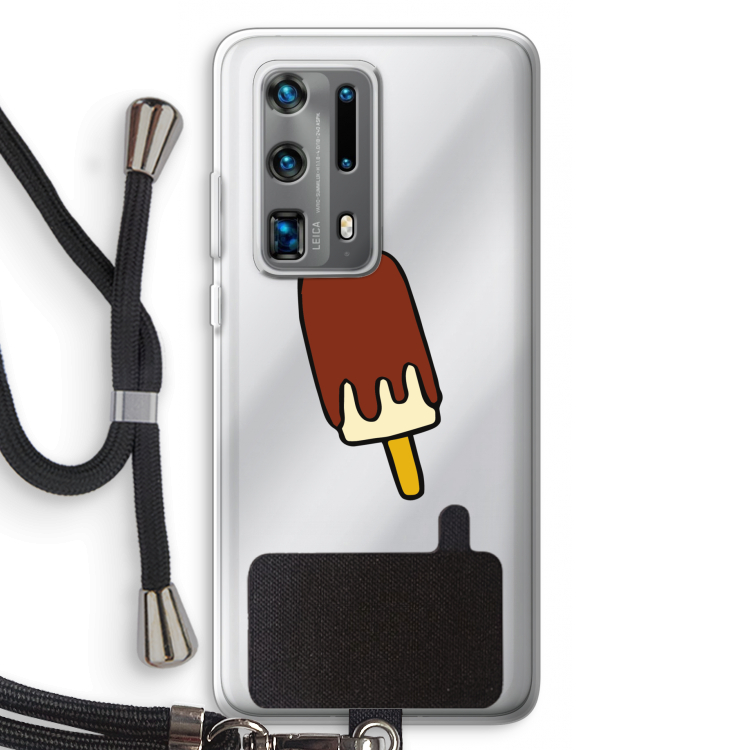 Frisco: Huawei P40 Pro Plus Transparant Hoesje met koord