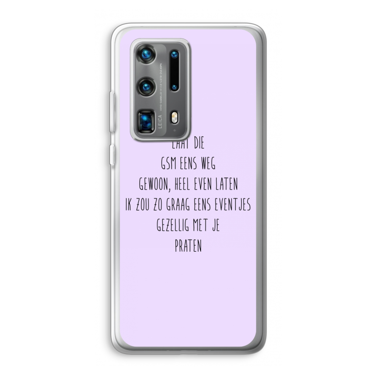 GSM: Huawei P40 Pro Plus Transparant Hoesje