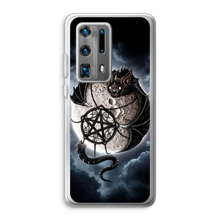 Volle maan: Huawei P40 Pro Plus Transparant Hoesje