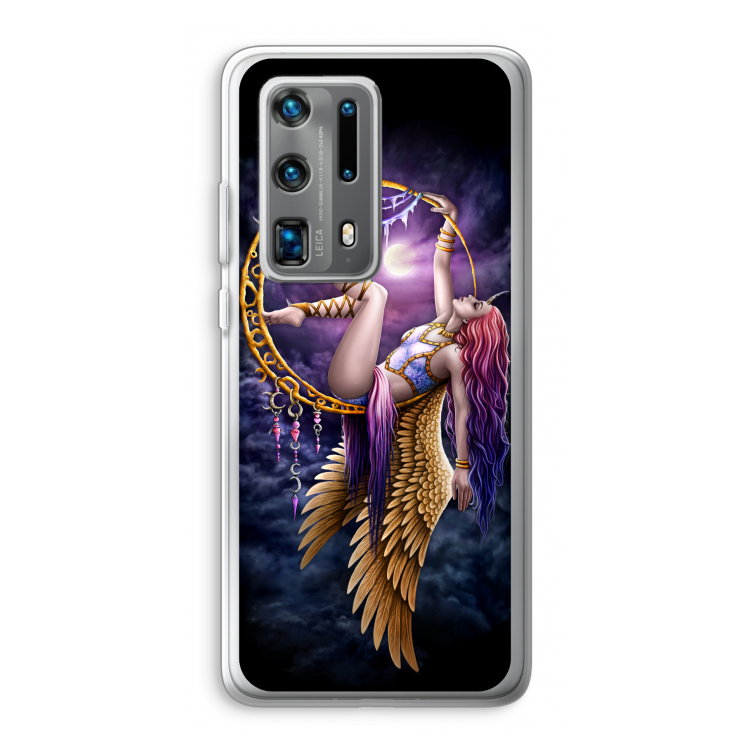 Aerial Angel: Huawei P40 Pro Plus Transparant Hoesje
