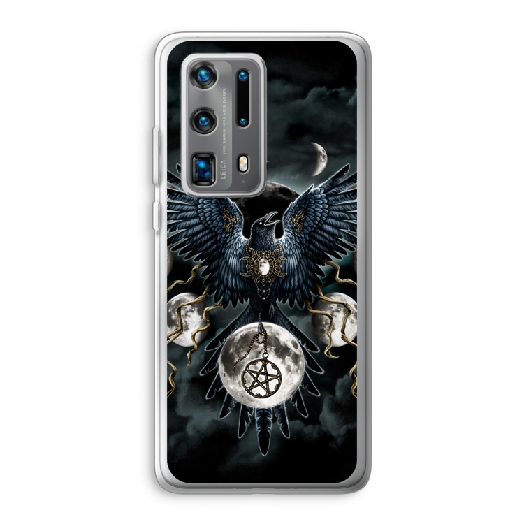 Sinister Wings: Huawei P40 Pro Plus Transparant Hoesje