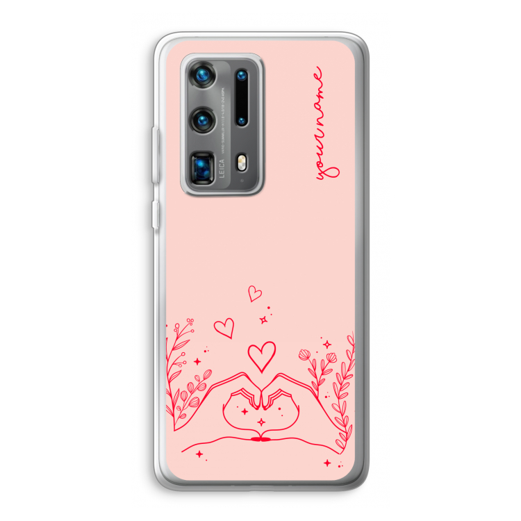 Love is in the air: Huawei P40 Pro Plus Transparant Hoesje