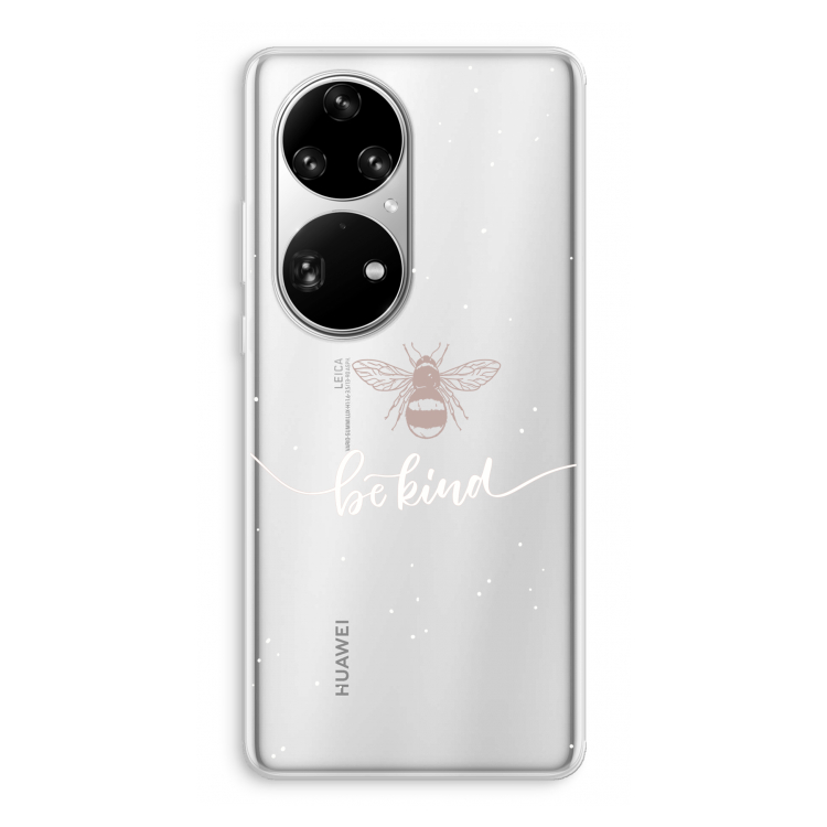 Be(e) kind: Huawei P50 Pro Transparant Hoesje