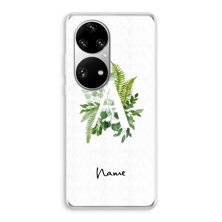 Green Brush: Huawei P50 Pro Transparant Hoesje