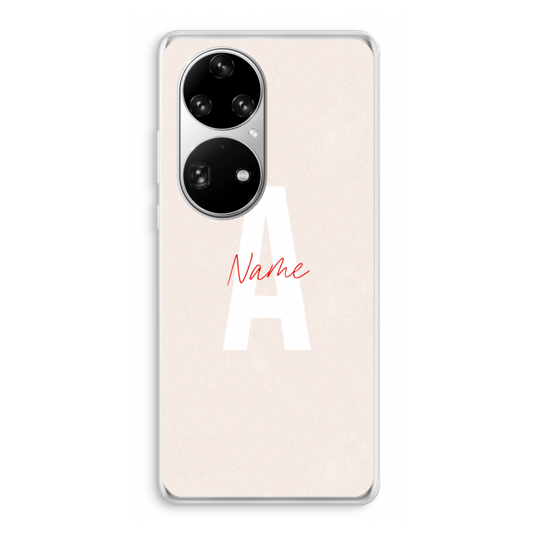 Strawberry Milkshake: Huawei P50 Pro Transparant Hoesje