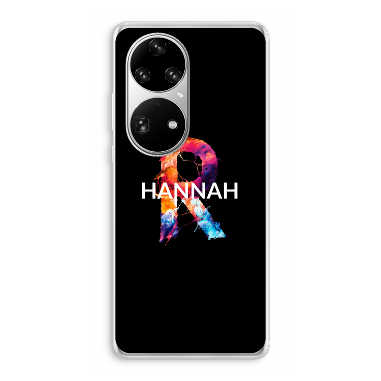 Abstract Spectrum: Huawei P50 Pro Transparant Hoesje