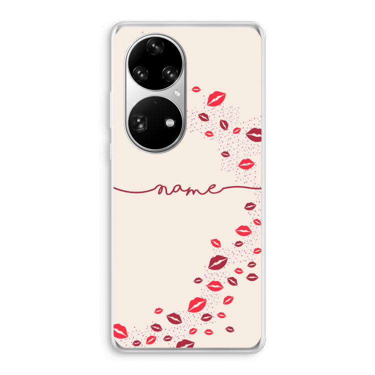 Kusjes: Huawei P50 Pro Transparant Hoesje