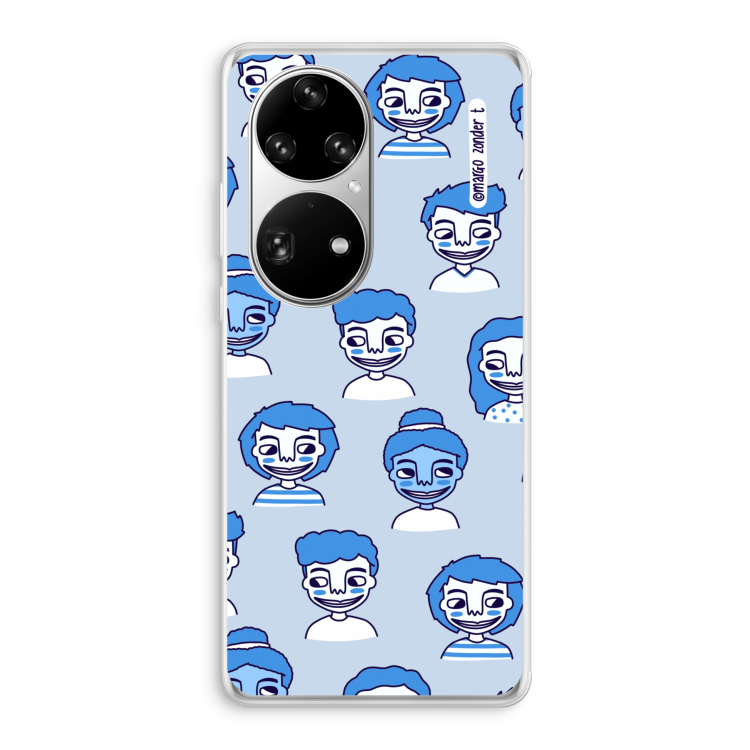 Gezichtjes: Huawei P50 Pro Transparant Hoesje