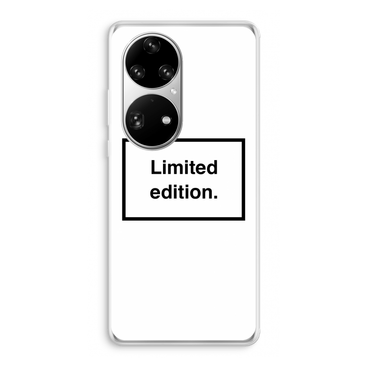 Limited edition: Huawei P50 Pro Transparant Hoesje