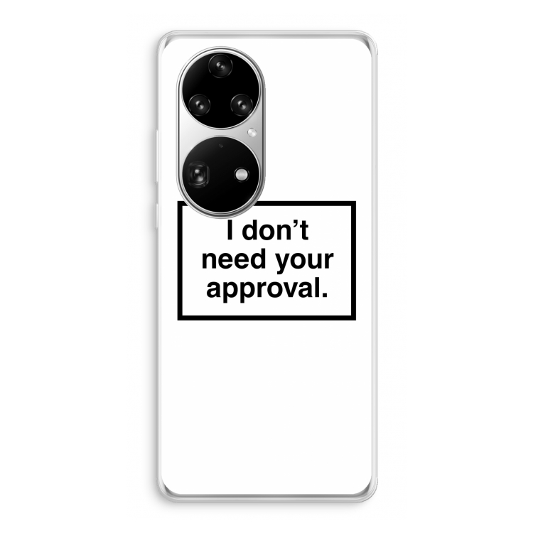 Don't need approval: Huawei P50 Pro Transparant Hoesje