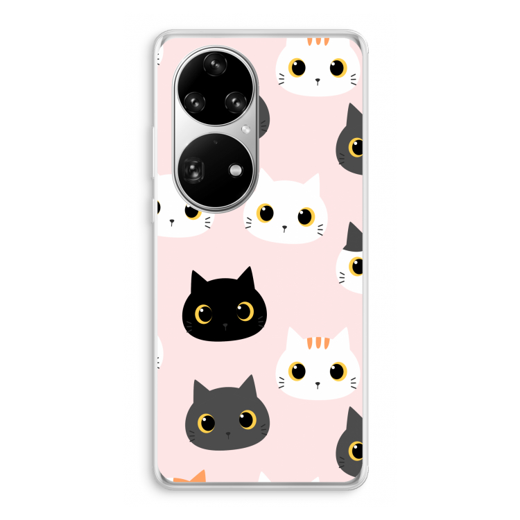 Katten: Huawei P50 Pro Transparant Hoesje