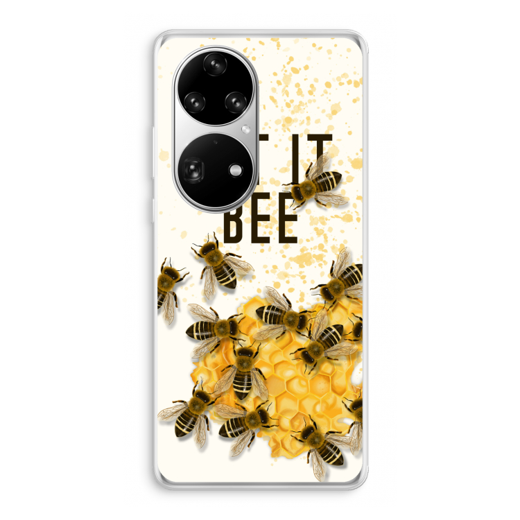 Let it bee: Huawei P50 Pro Transparant Hoesje