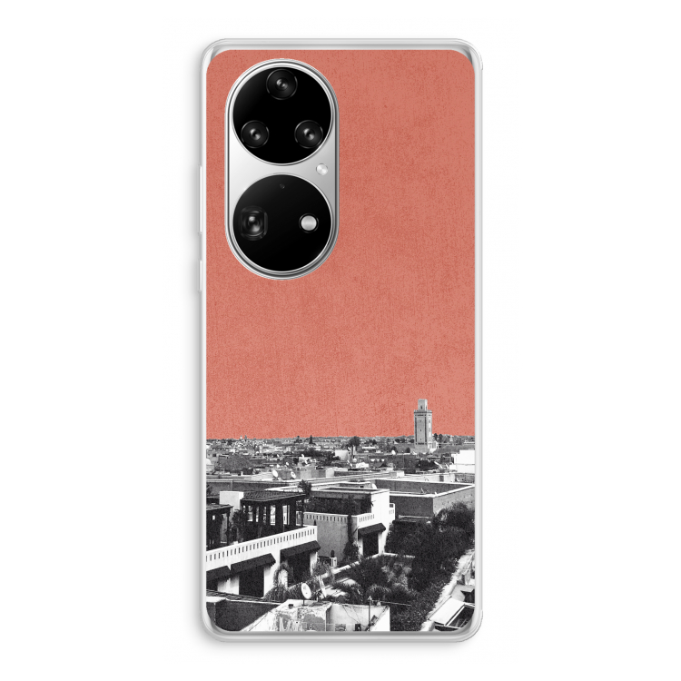 Marrakech Skyline : Huawei P50 Pro Transparant Hoesje