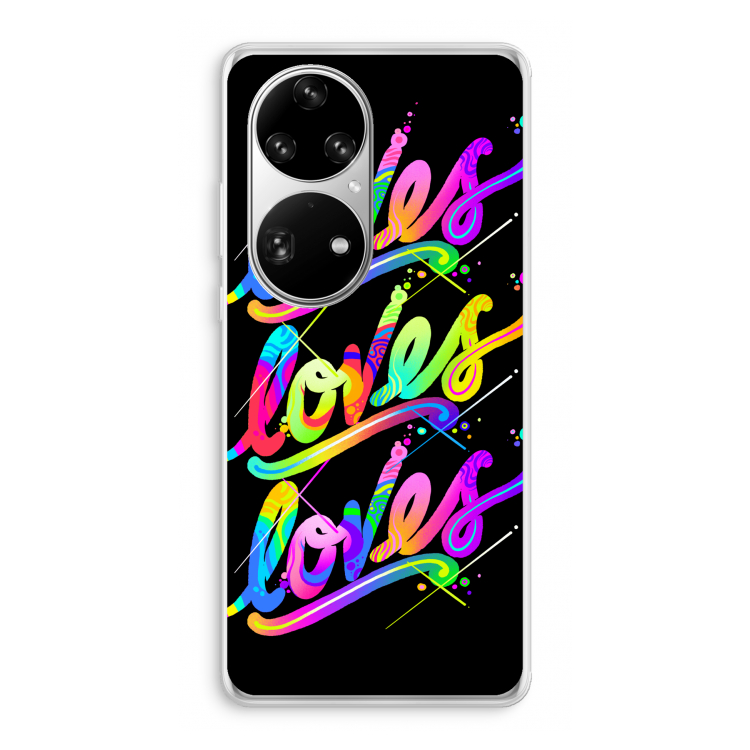 Loves: Huawei P50 Pro Transparant Hoesje