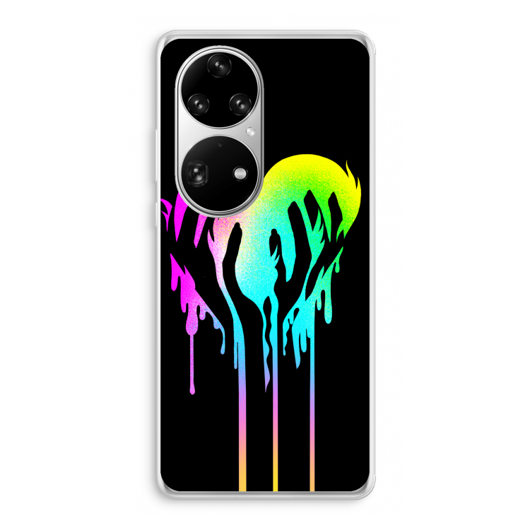 Hold My Heart: Huawei P50 Pro Transparant Hoesje