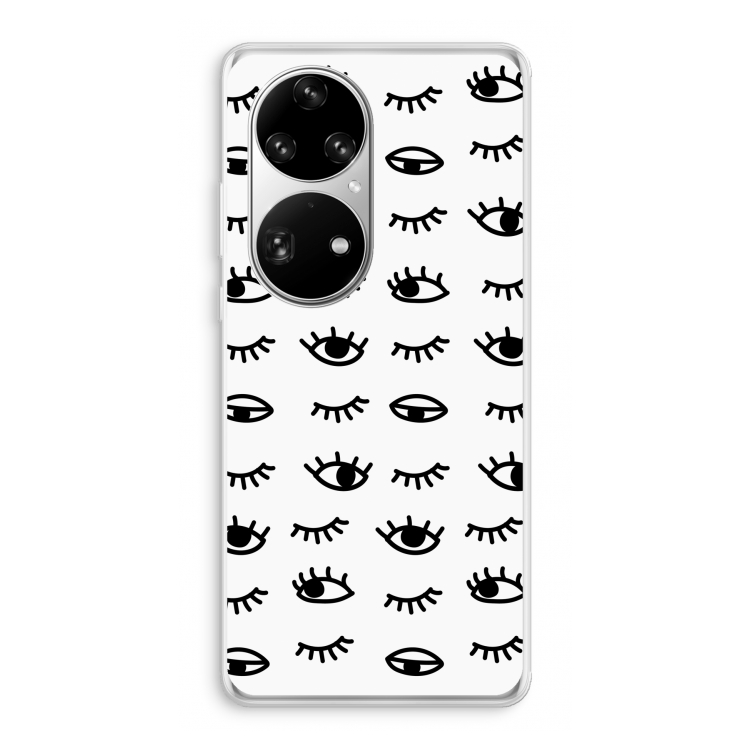 Eye pattern #2: Huawei P50 Pro Transparant Hoesje