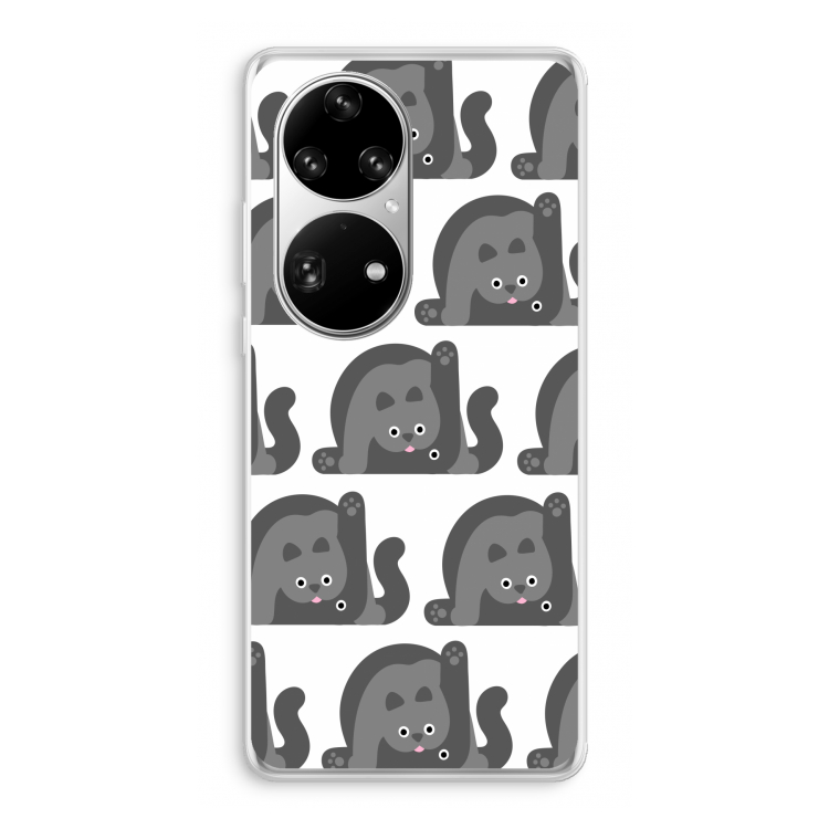 Cats: Huawei P50 Pro Transparant Hoesje
