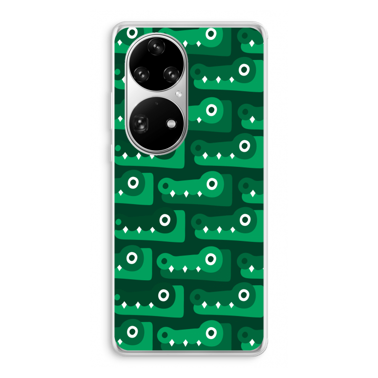 Crocs: Huawei P50 Pro Transparant Hoesje