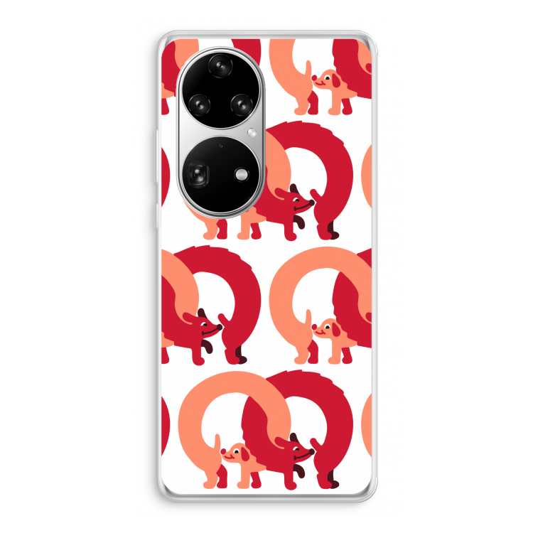 Dogs: Huawei P50 Pro Transparant Hoesje