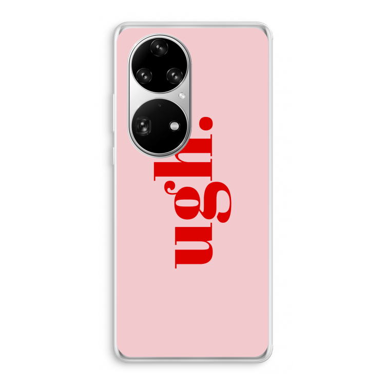 Ugh: Huawei P50 Pro Transparant Hoesje