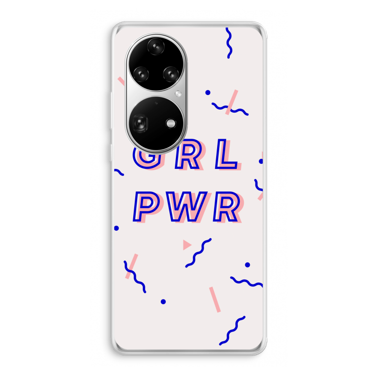 GRL PWR: Huawei P50 Pro Transparant Hoesje