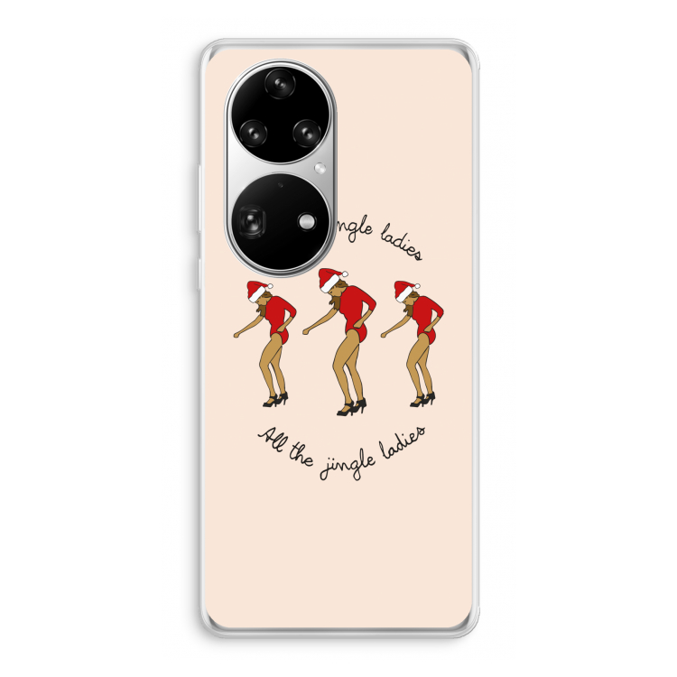 Jingle Ladies: Huawei P50 Pro Transparant Hoesje