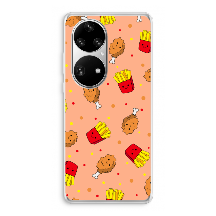 Chicken 'n Fries: Huawei P50 Pro Transparant Hoesje