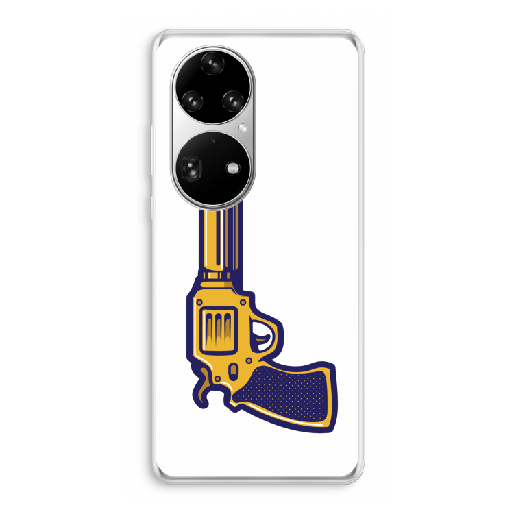 Pew Pew Pew: Huawei P50 Pro Transparant Hoesje