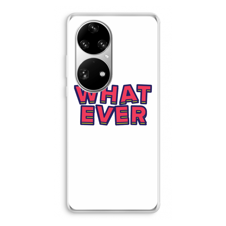 Whatever: Huawei P50 Pro Transparant Hoesje